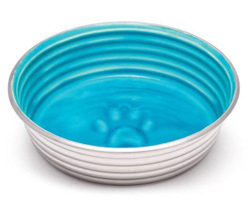 Stainless Steel Dog Dish - Blue